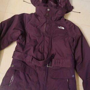 The North Face Women’s Ski Snow Hooded Jacket Dark Purple Size XS/TP